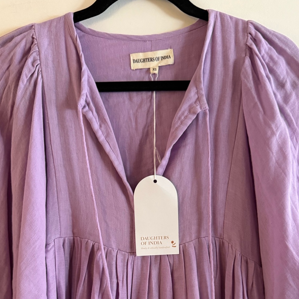 Daughters of India Kyra Midi Dress in Lilac
Gauze - Picture 5 of 13